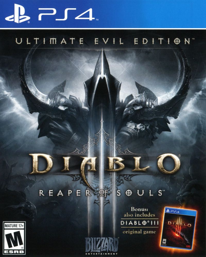 PS4: DIABLO III: REAPER OF SOULS [ULTIMATE EVIL EDITION] (NM) (COMPLETE)